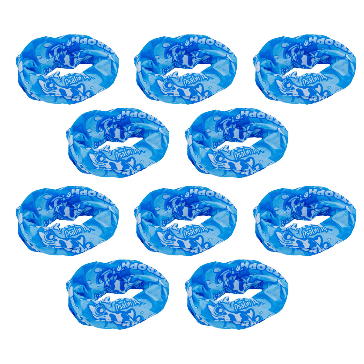 Tubular Bandana - Blue (Pack of 10) - Jungle Journey Answers VBS