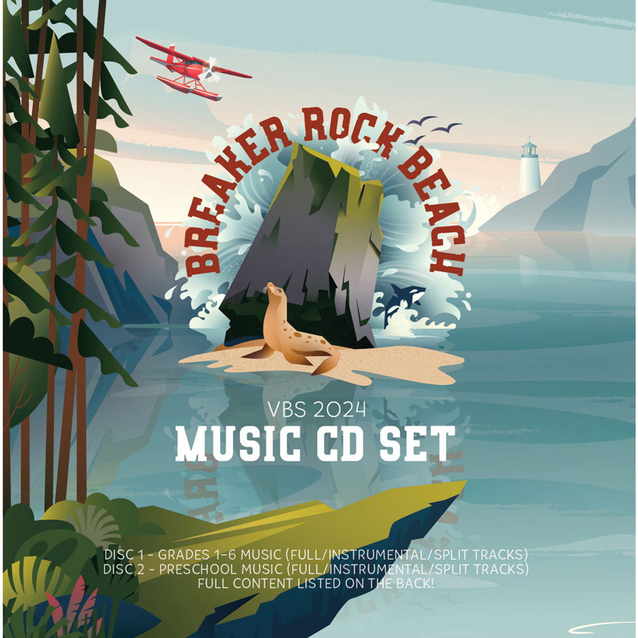 Music CD Set - Breaker Rock Lifeway VBS 2024 - Concordia Supply