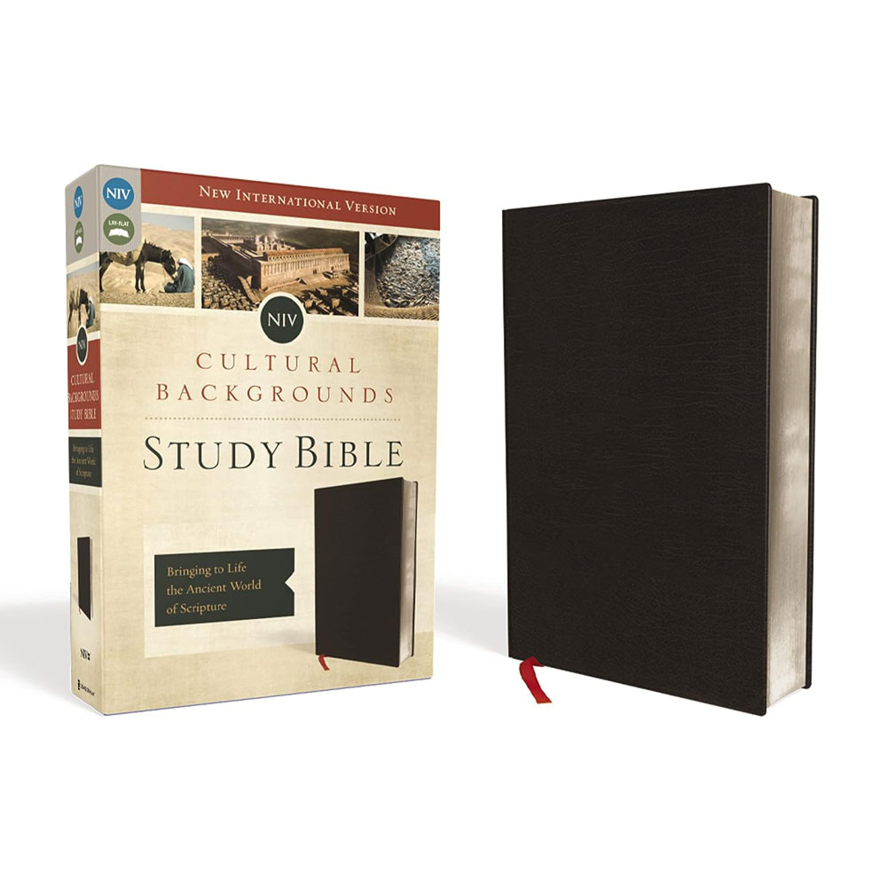 NIV Cultural Backgrounds Study Bible (Bonded Leather, Black