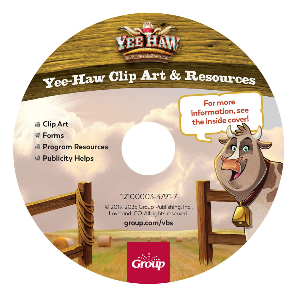 Clip Art & Resources CD - VBS Director Must-Have - Yee-Haw VBS