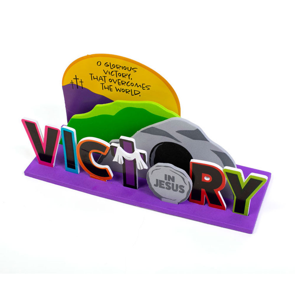 Jesus' Victory Craft Kit - Pack of 12 - Rocket Racers VBS 2025 by RBP ...