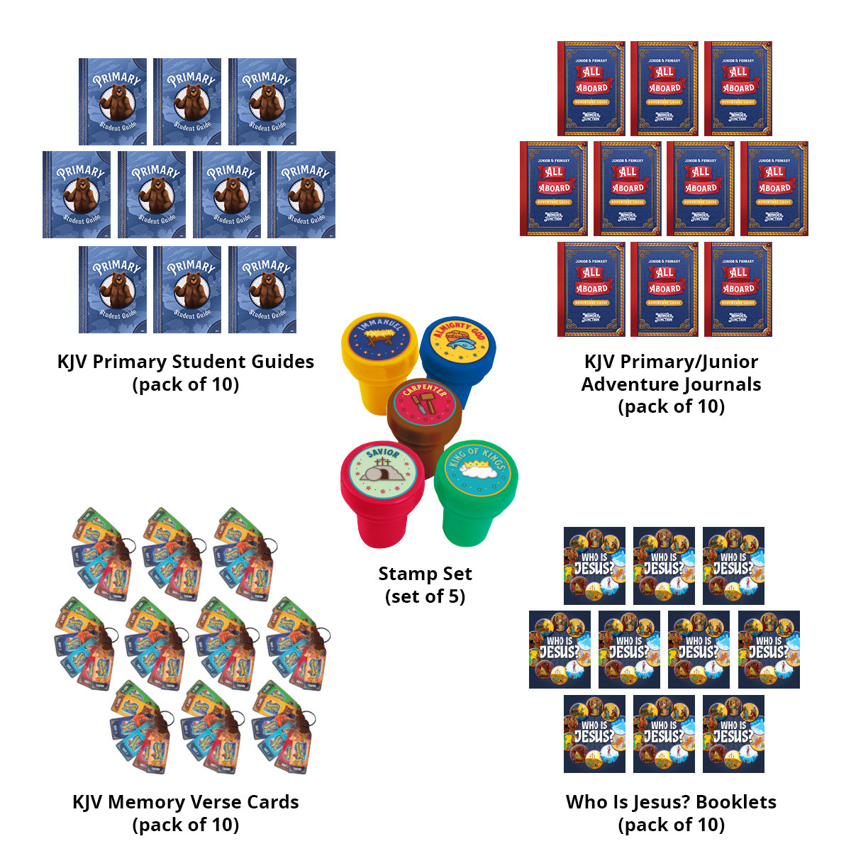 Student Essentials BUNDLE - Primary KJV (Enough for 10 Kids