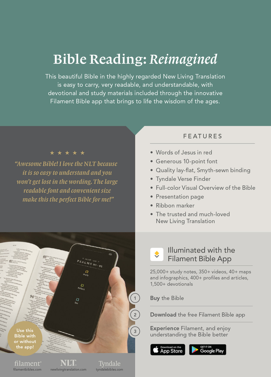 【希少品】英語の聖書　NLT Thrive Bible ノート欄付き NLT Thrive Devotional Bible for Women, Filament Enabled