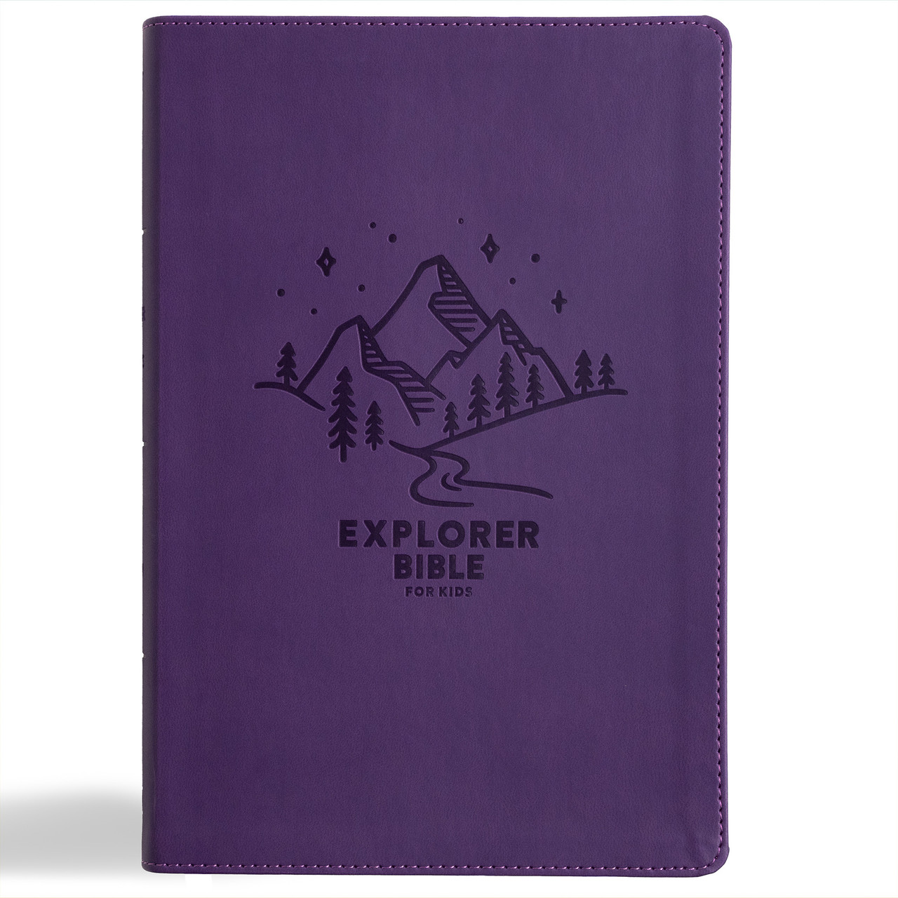 KJV Explorer Bible for Kids (LeatherTouch, Purple Mountains