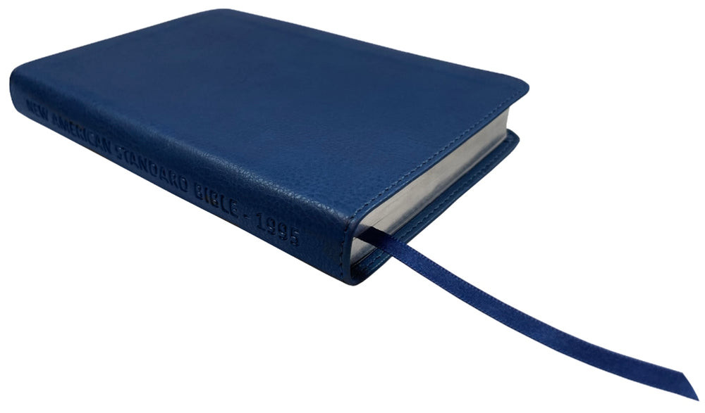 NASB Compact Text Bible, Standard Print (Imitation Leather, Blue