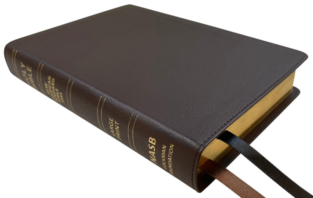 NASB Large Print Compact Bible, Large Print (Genuine Leather