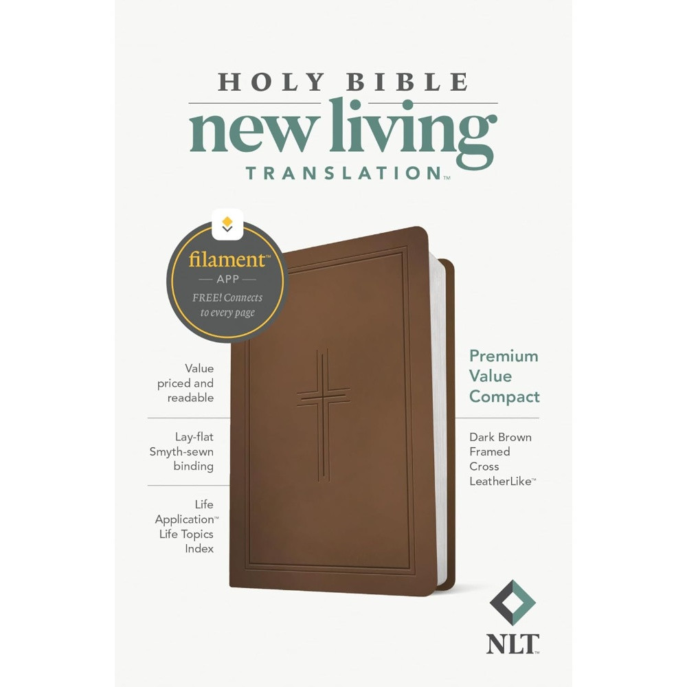 MS Bibleセット NLT Premium Value Compact Bible, Filament Enabled (Imitation
