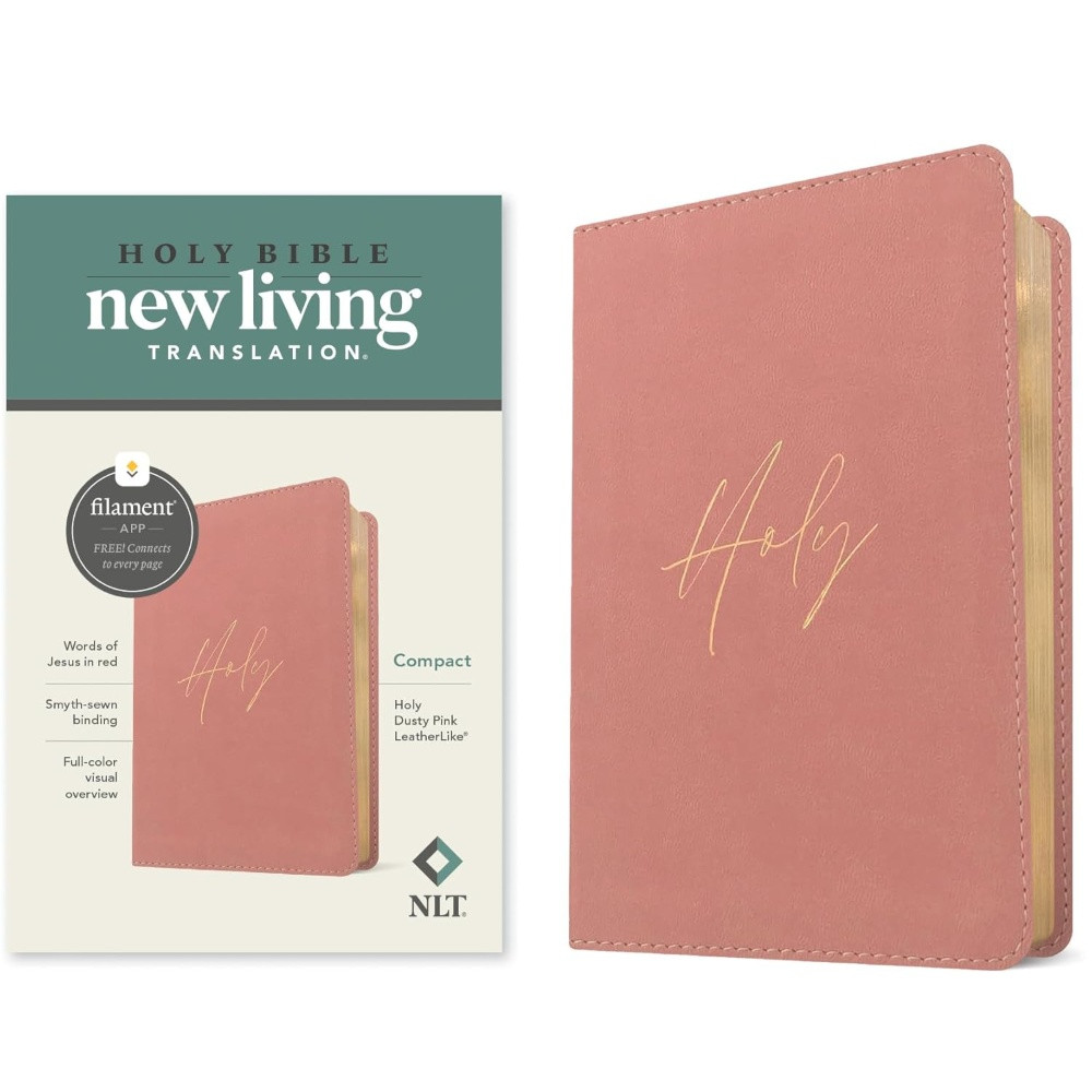 NLT Compact Bible, Filament Enabled (Imitation Leather, Holy Dusty