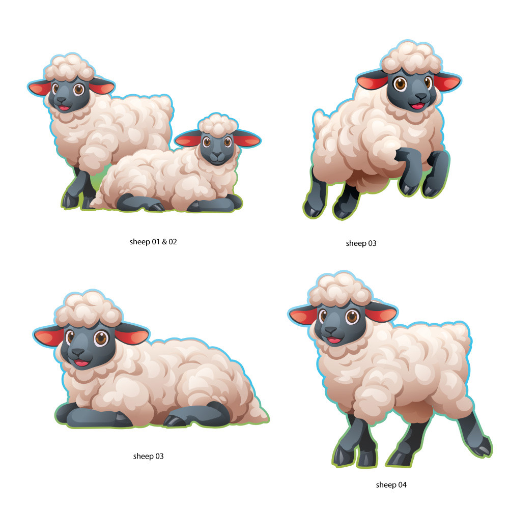 Green Pastures 3-Sets Small Display Bundle - Easy Scene Pop-Up