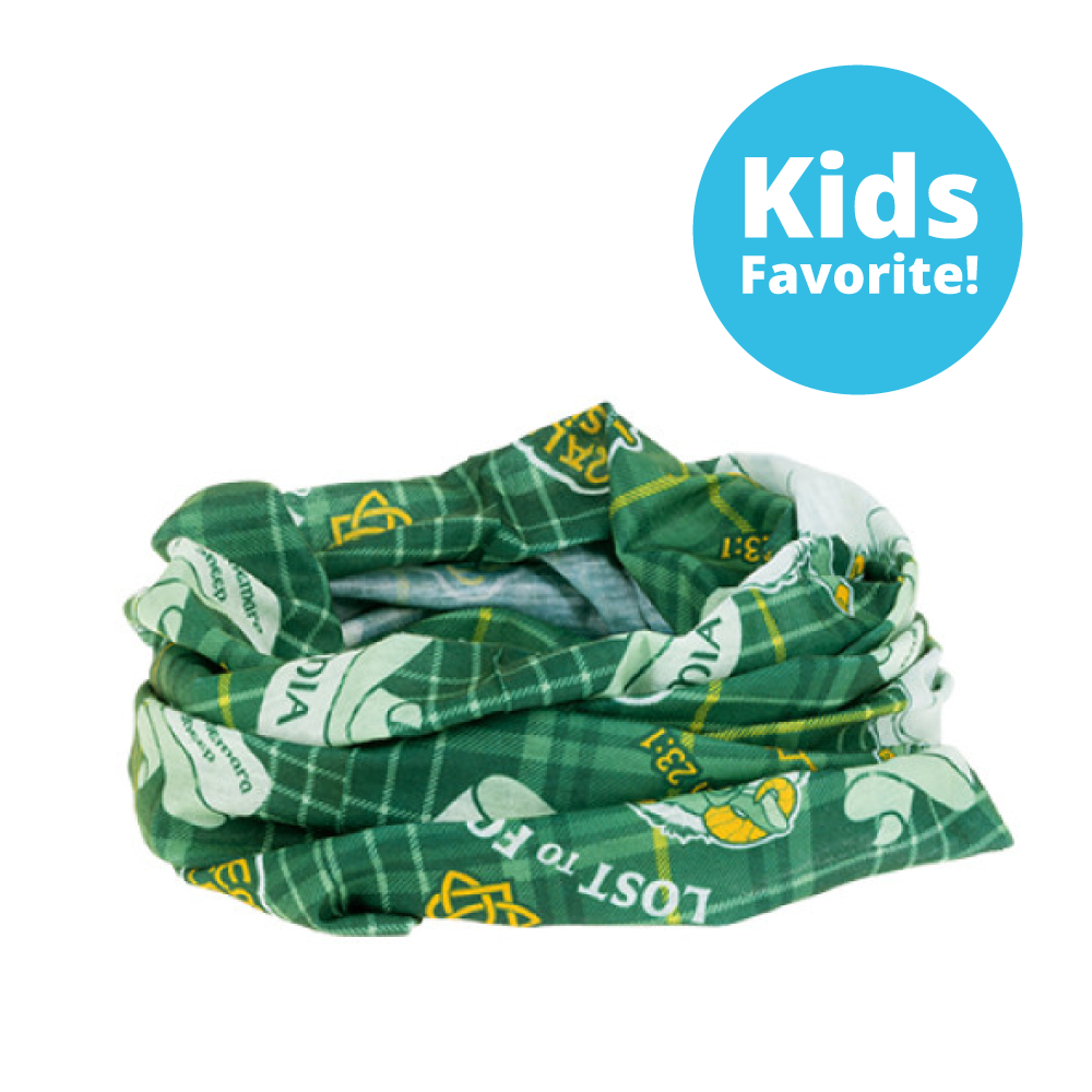 Tubular Bandana Green (Pack of 10) - Emerald Crossing VBS 2026 by