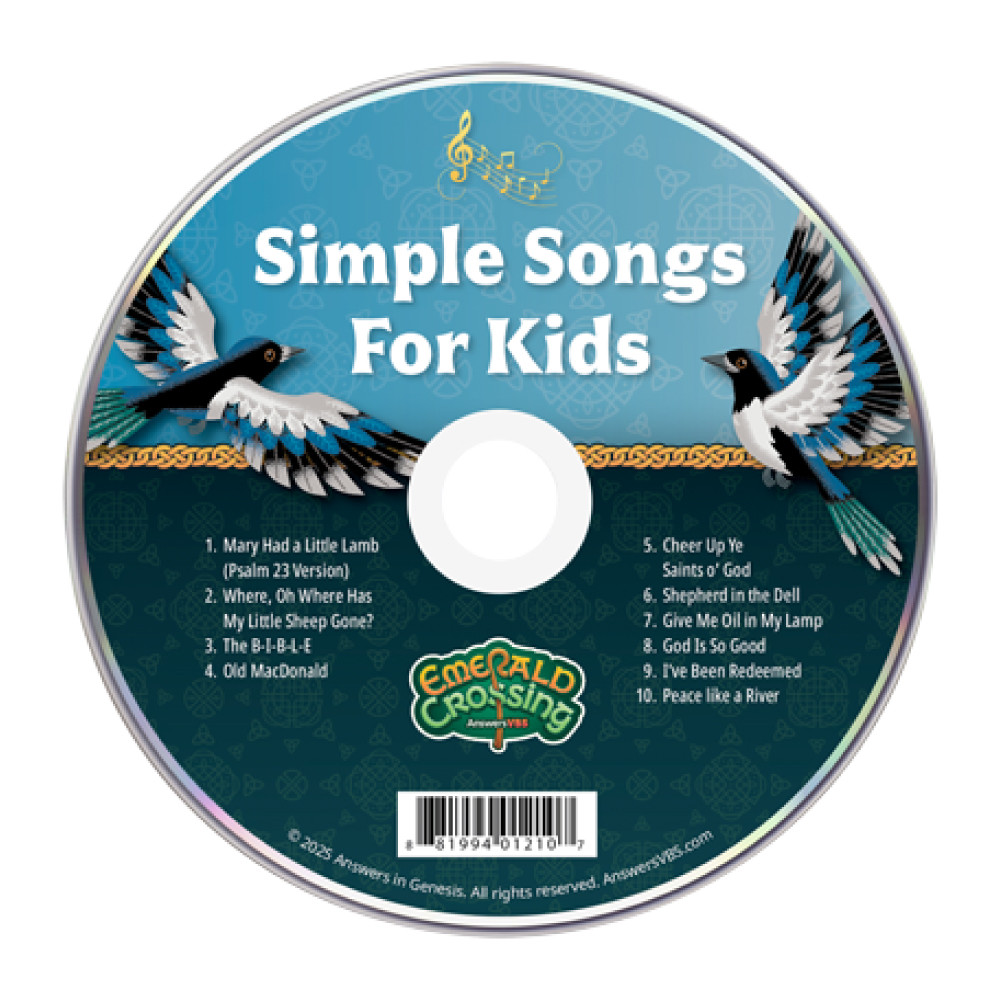 Simple Songs for Kids CD - Emerald Crossing VBS 2026 by Answers