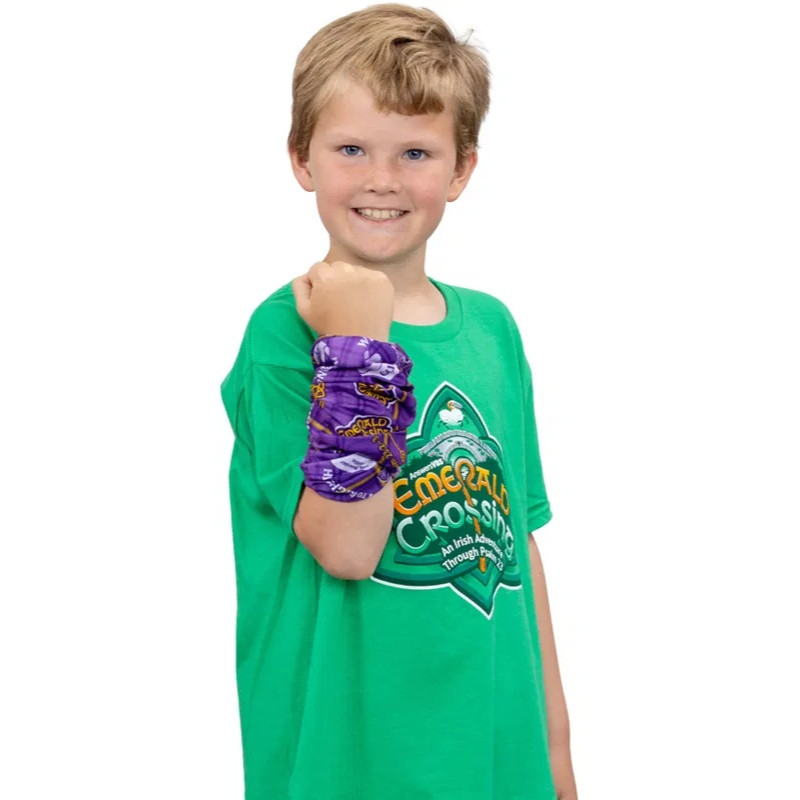 Tubular Bandana Purple (Pack of 10) - Emerald Crossing VBS 2026 by