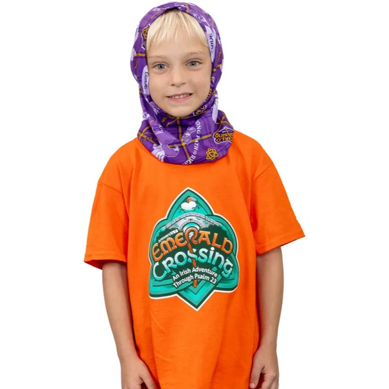 Tubular Bandana Purple (Pack of 10) - Emerald Crossing VBS 2026 by