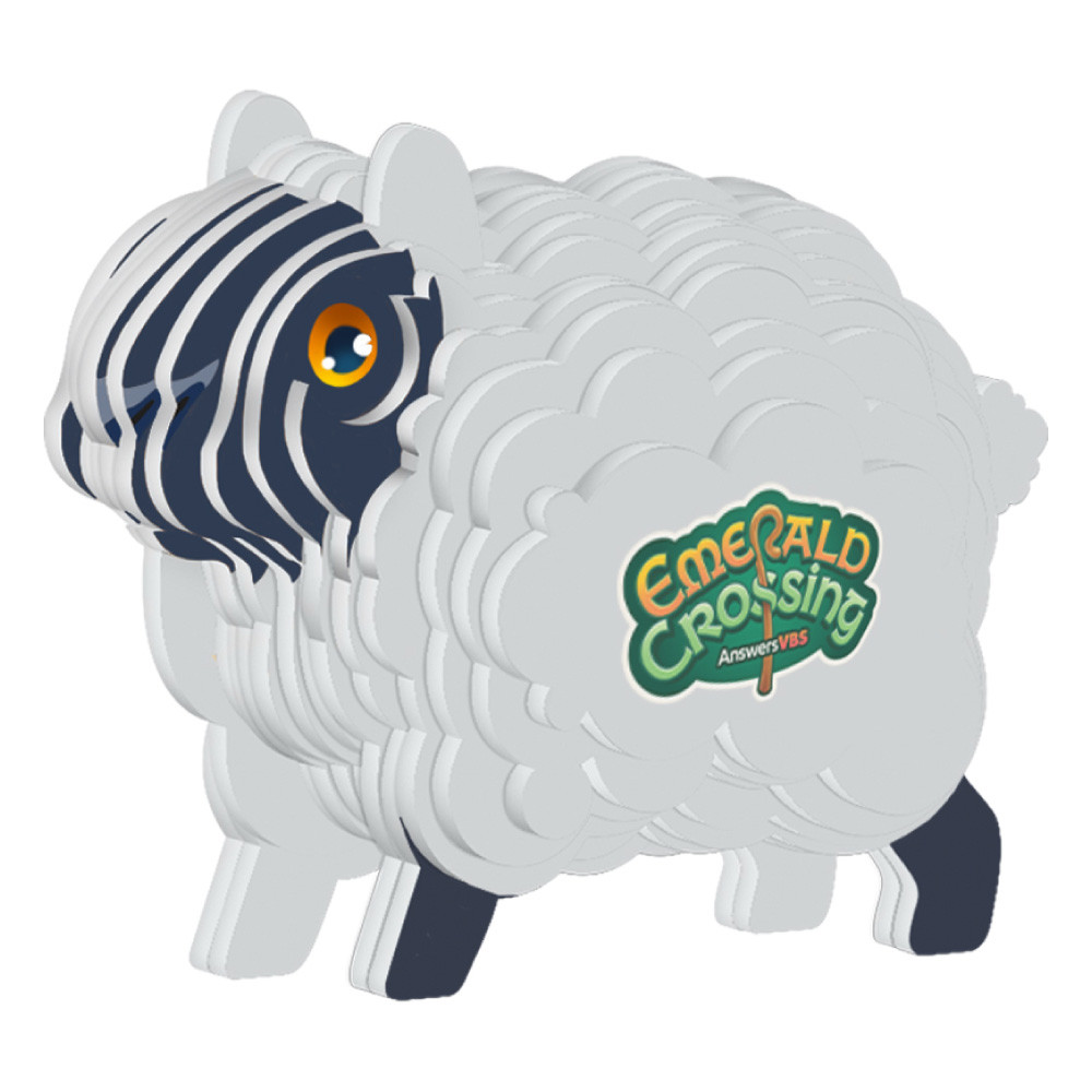 sheep出品 Cardboard Sheep Puzzle (1.5 x 2 x 2.5-inches) - For Ages 6 to 12
