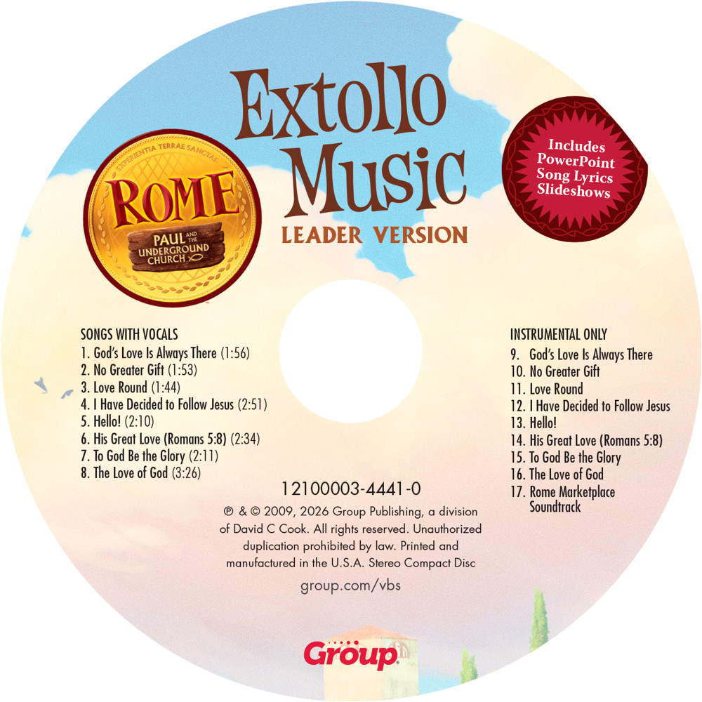 Extollo Music - Leader Version 2-CD Set - Includes Instrumental