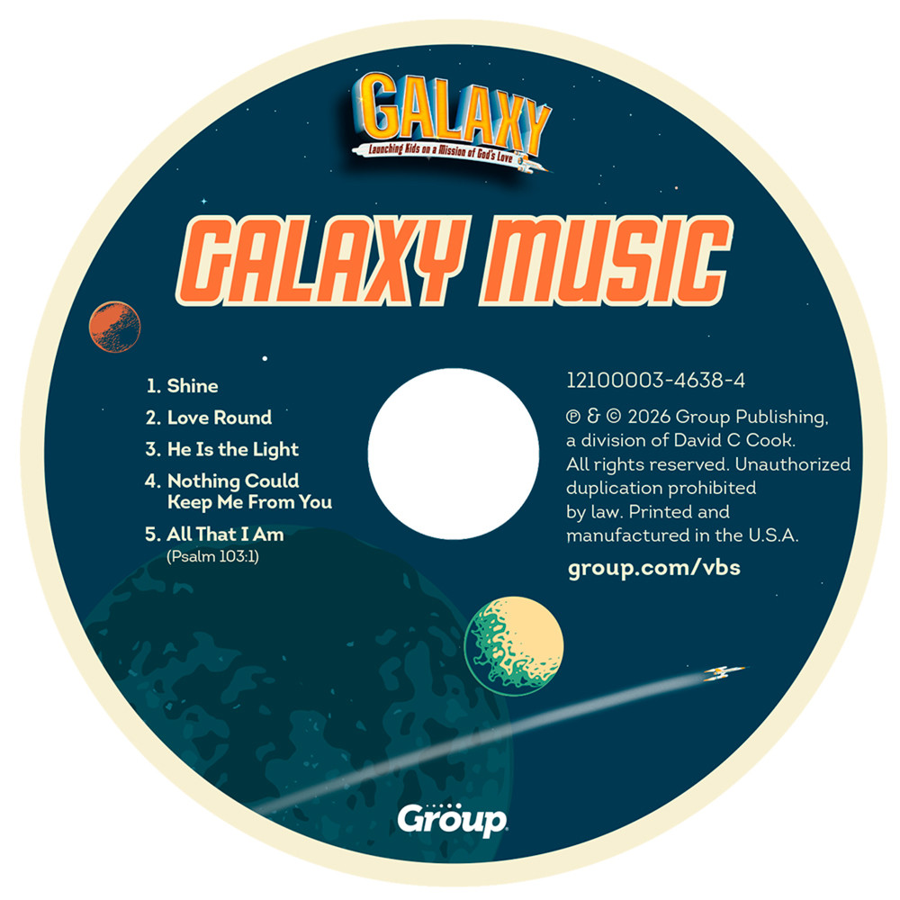Galaxy Music CD - Participant Version - Galaxy Weekend VBS 2026 by