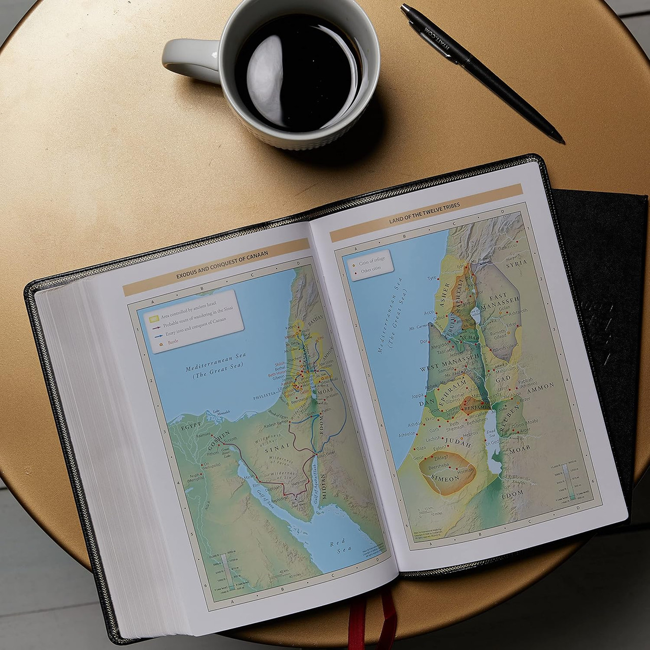 KJV Giant Print Reference Bible (Black Leathersoft) - Case of 12