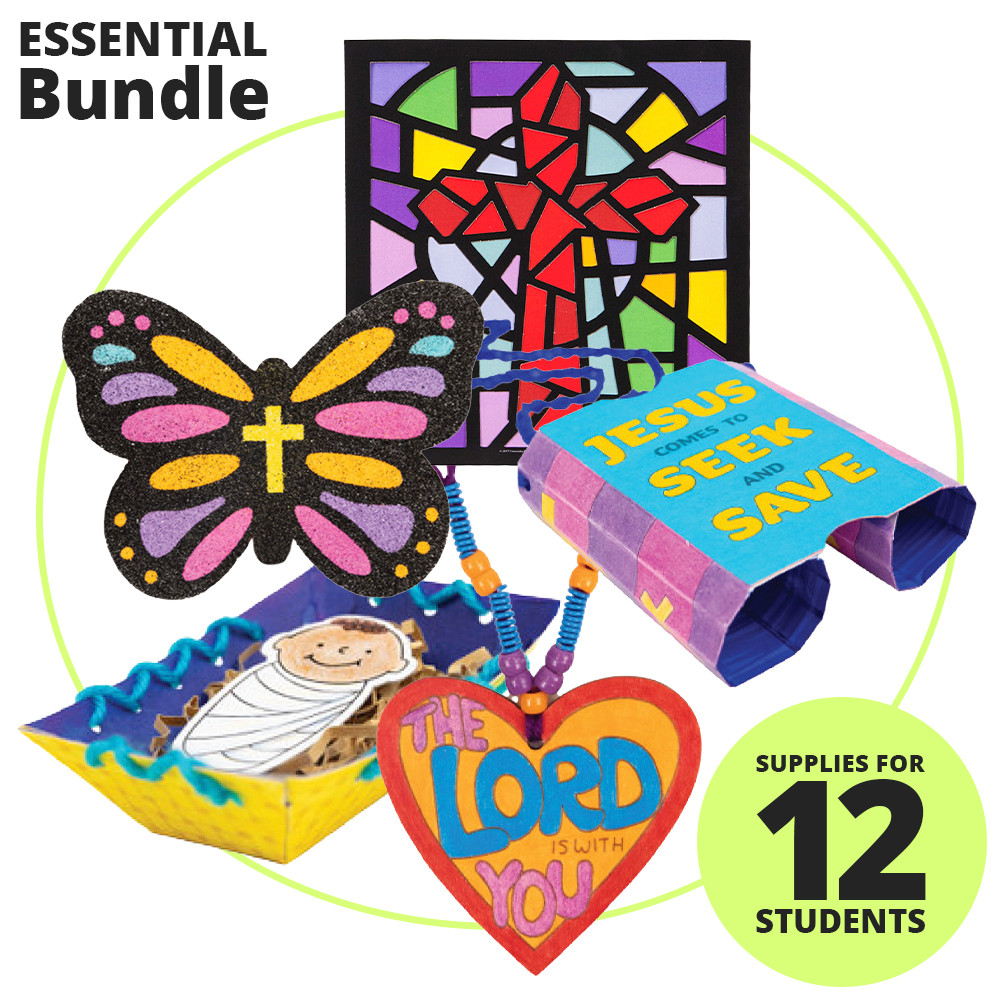Craft Essentials BUNDLE (Enough for 12 Kids) - Tropical Trek VBS