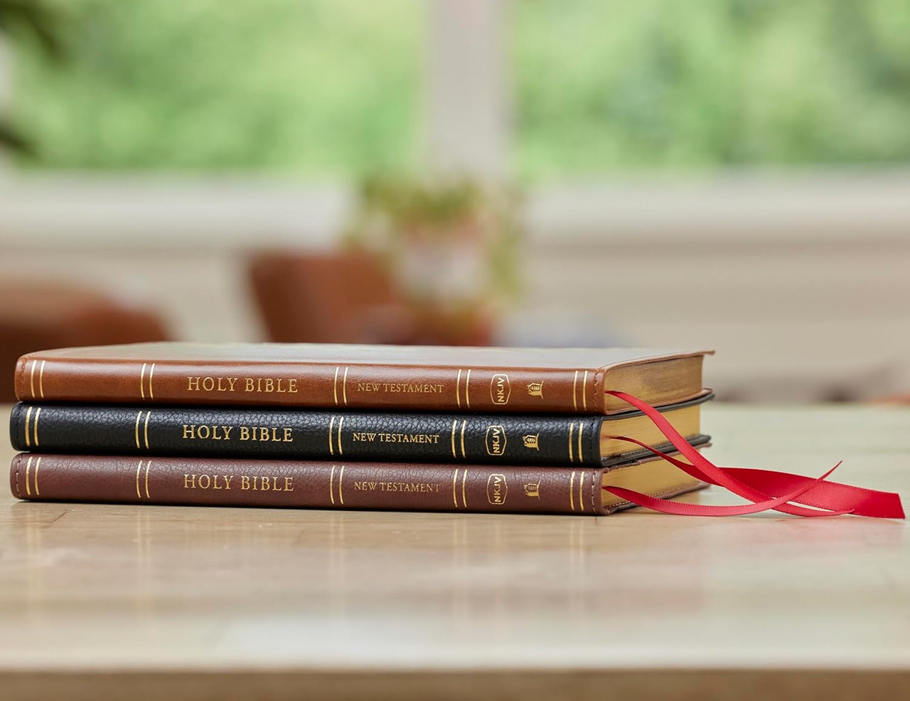 NKJV Personal Size New Testament (Tan Leathersoft, Red Letter