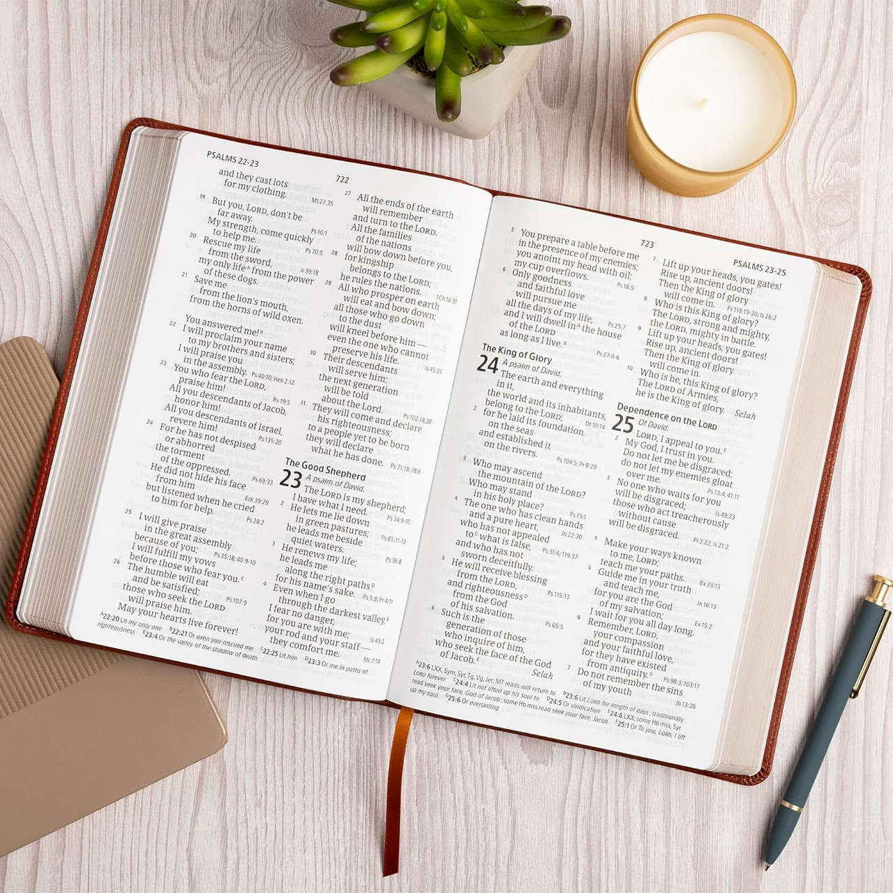 CSB Giant Print Reference Bible, Digital Study Edition, Burnt
