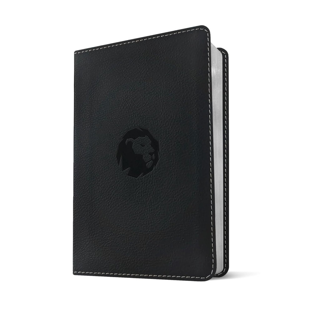 NLT Compact Bible, Filament Enabled (Leatherlike, Regal Lion Black