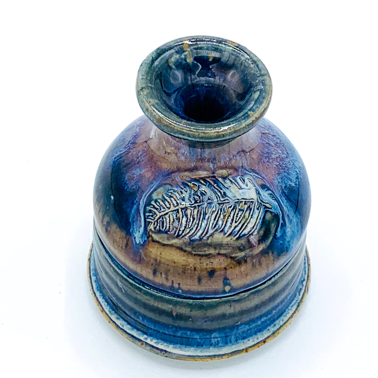 Ash Pyxis Rose & Blue - Handcrafted Stoneware - Concordia Supply