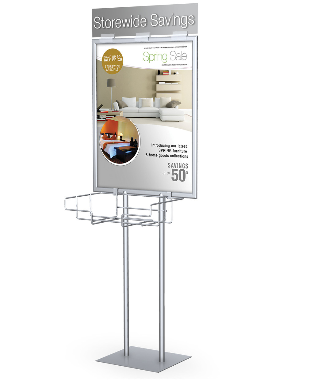 22x28 Double Sided Metal Poster Sign Holder