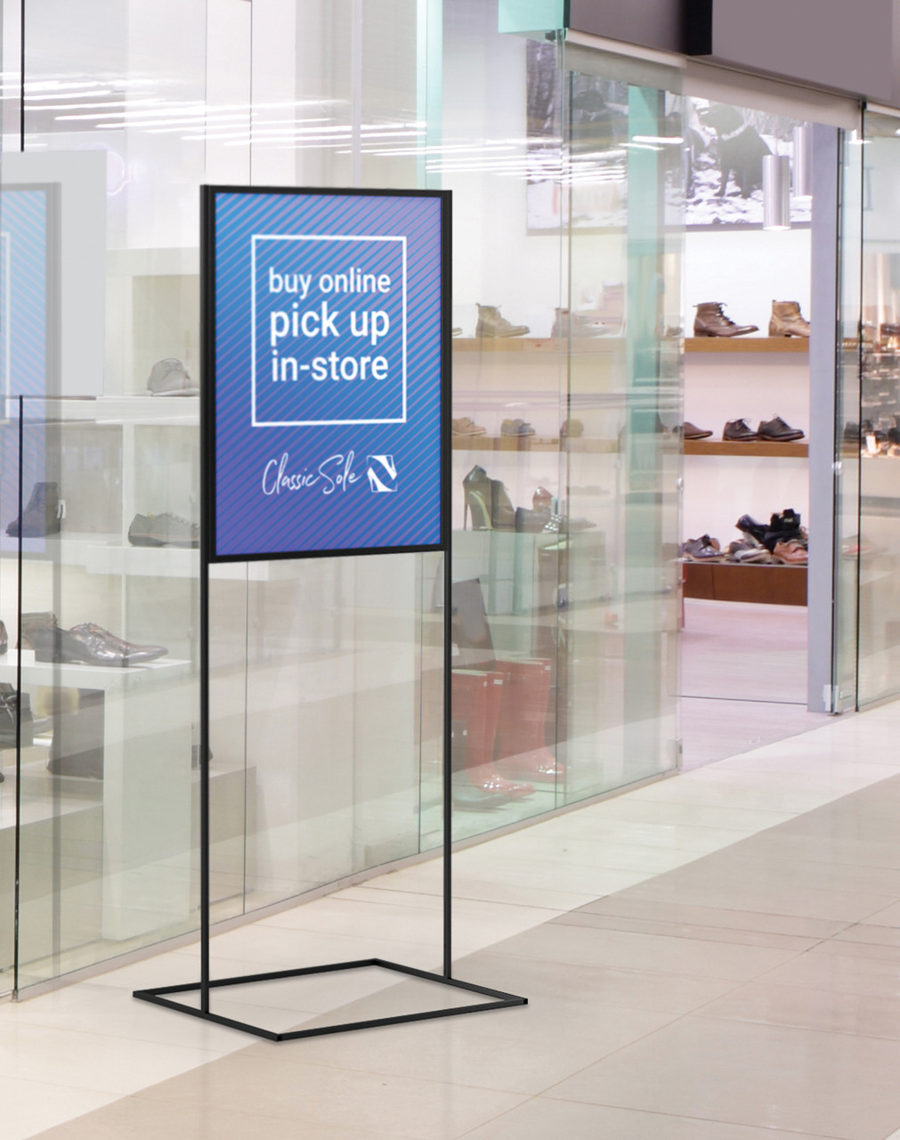 Blade Poster SignHolder, 1 Tier Poster Size 22