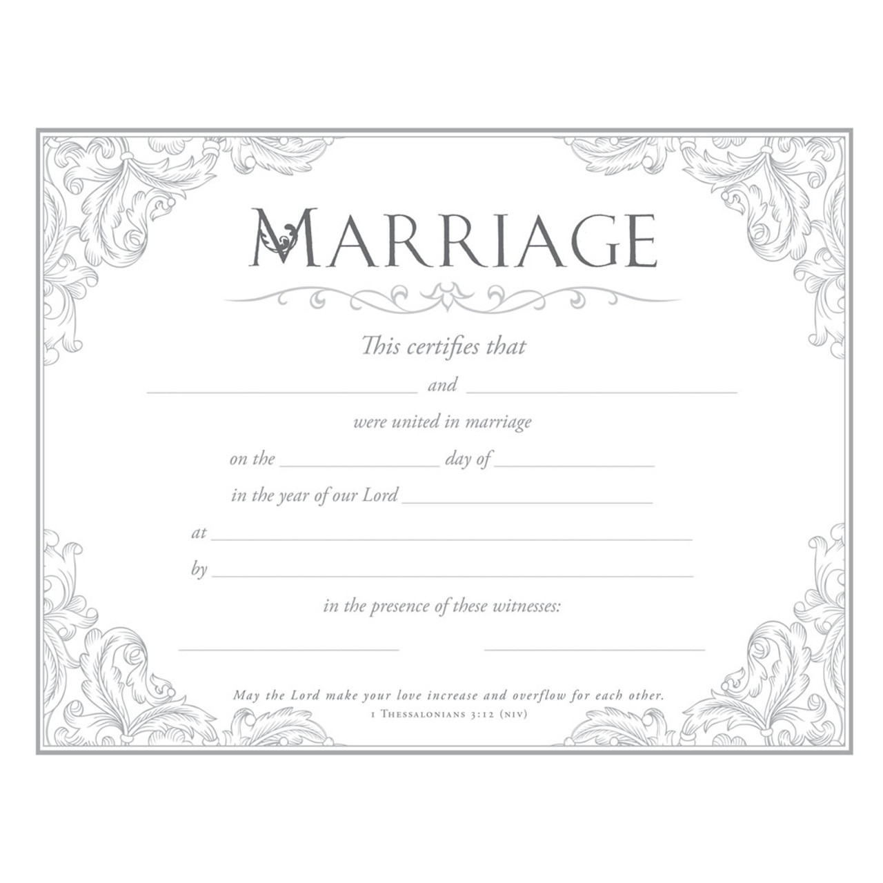 Certificate - Marriage - 11 certificate-marriage-11-x-8-5-premium-stock-silver-foil-embossed