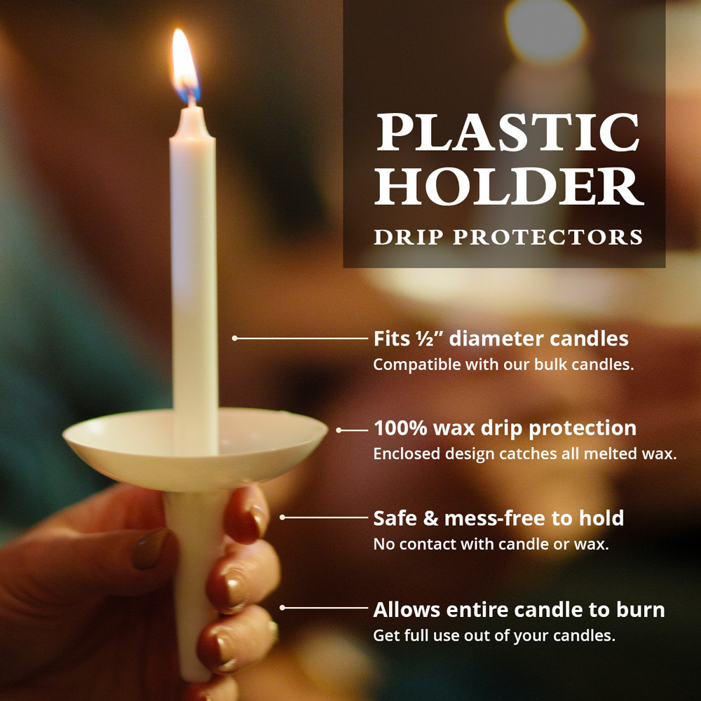Candlelight Service Set of 100 Vigil Candles 4.25