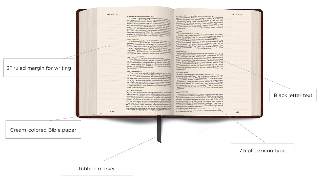 ESV Single Column Journaling Bible (Hardcover, Customizable Cover)