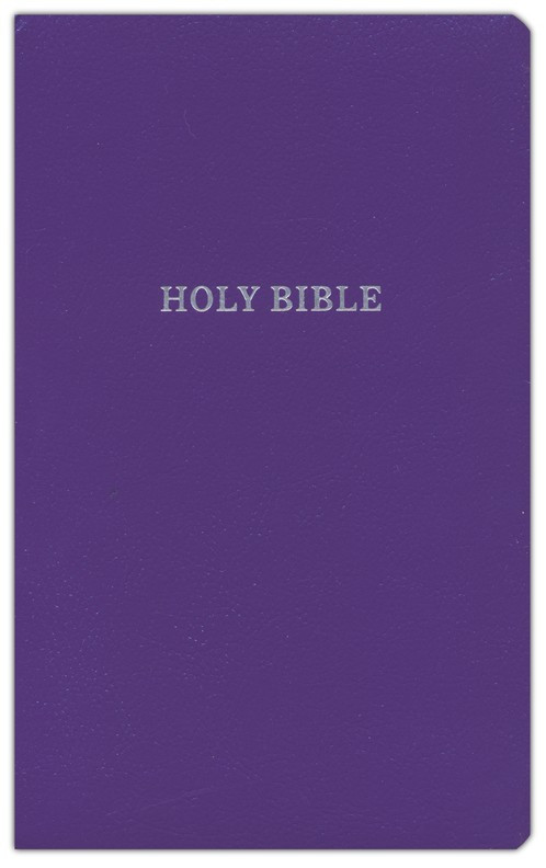 KJV Gift and Award Bible, Comfort Print (Leather Touch, Purple