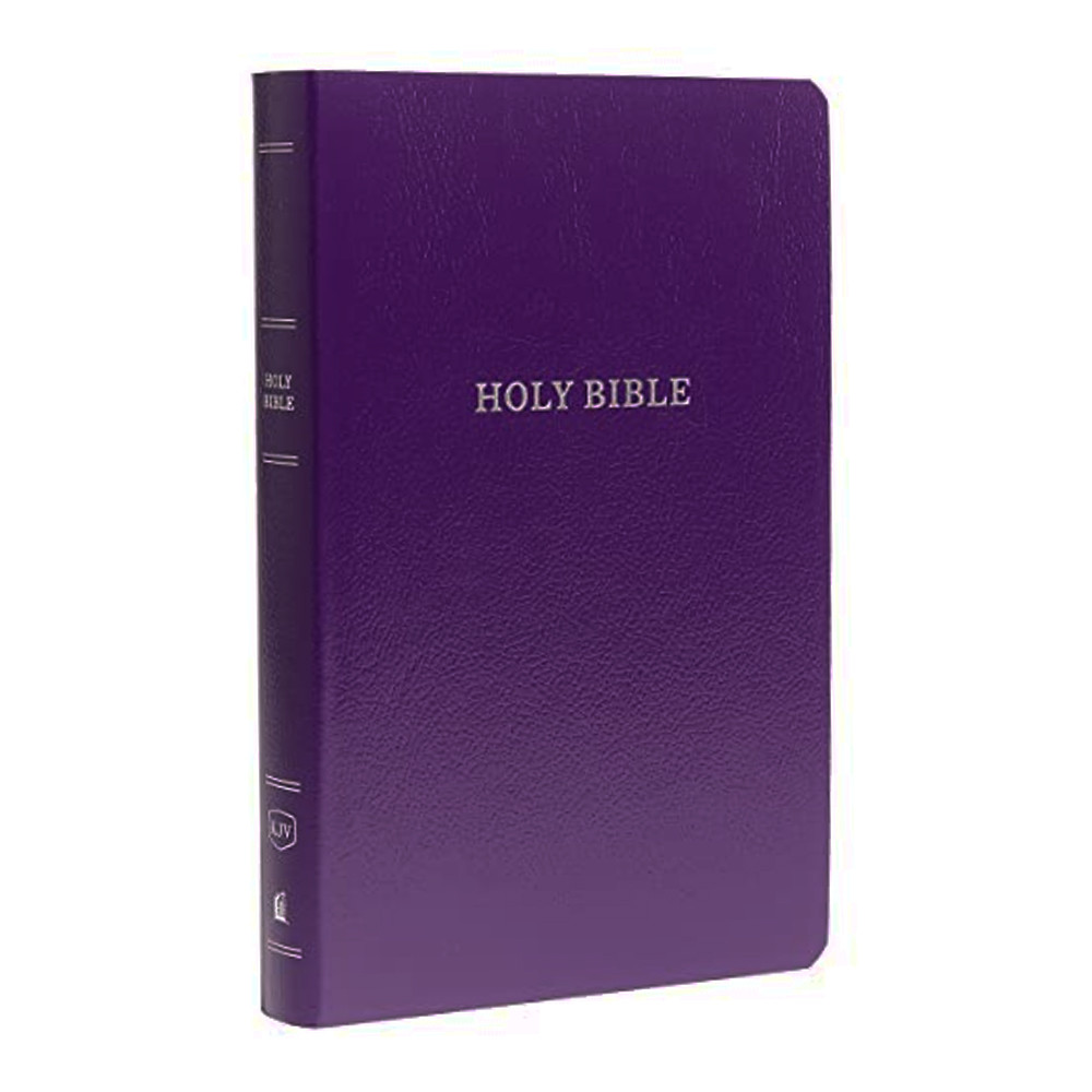 KJV Gift and Award Bible, Comfort Print (Leather Touch, Purple