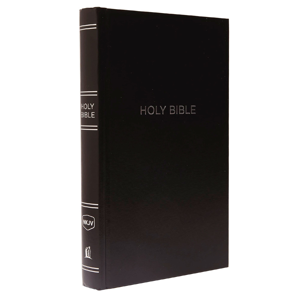 NKJV Pew Bible, Large Print (Hardcover, Black) - Bulk Case of 12