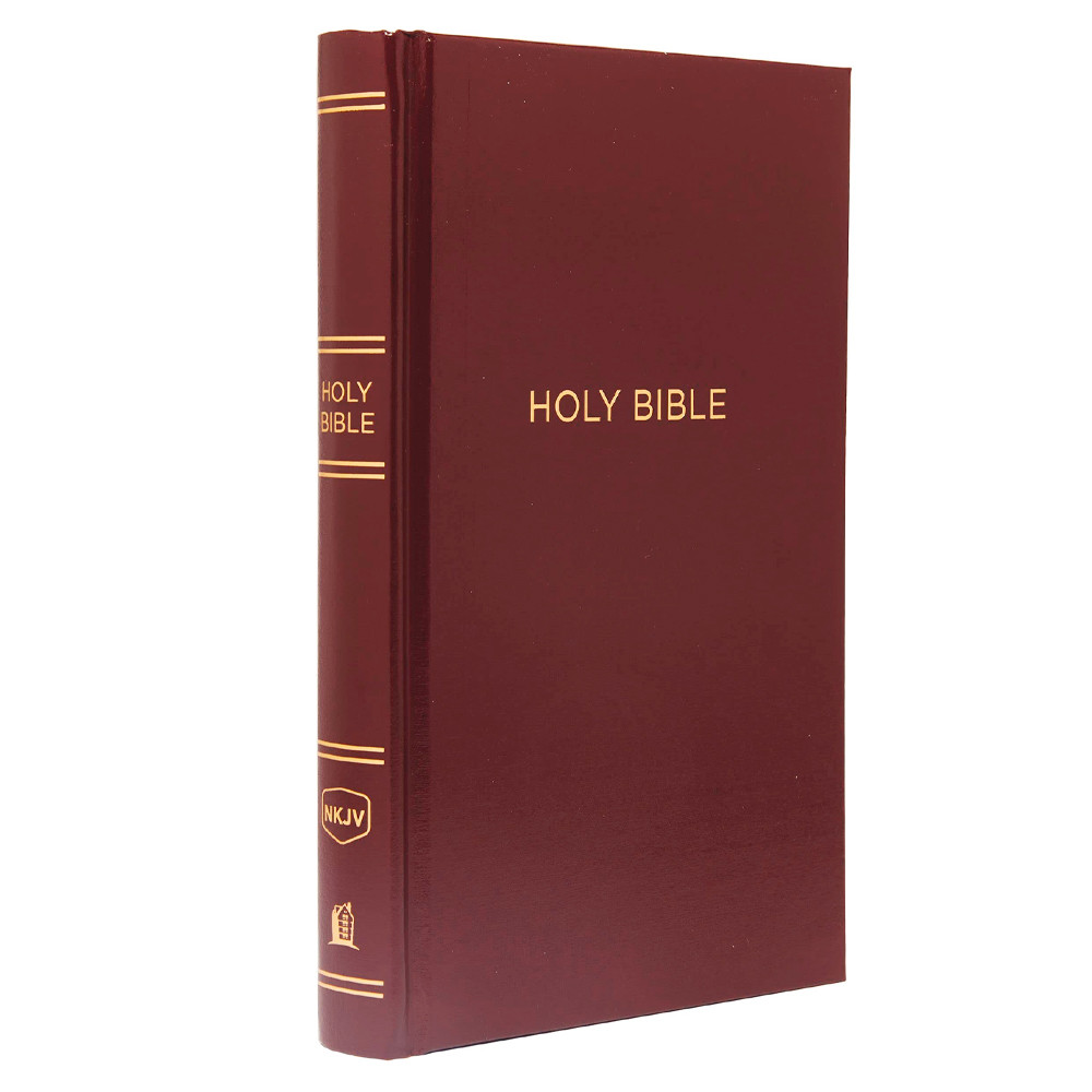 NKJV Pew Bible, Large Print (Hardcover, Burgundy) - Bulk Case of