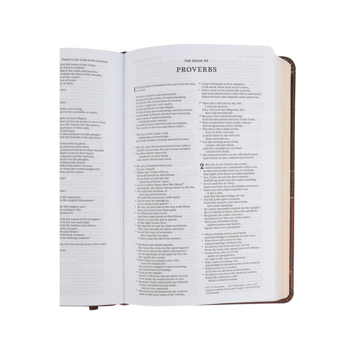 NKJV Deluxe Gift Bible, Red Letter Edition (Soft Leather, Tan