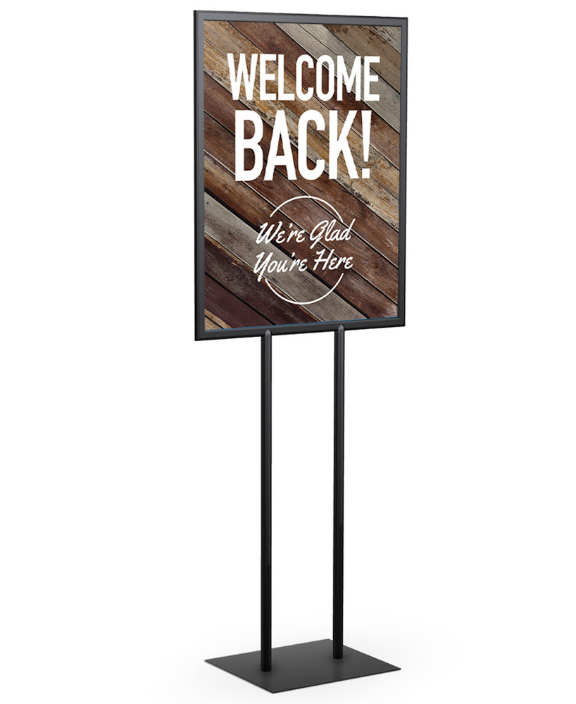 Foam Board Signs - Welcome Back Wood Style - 22
