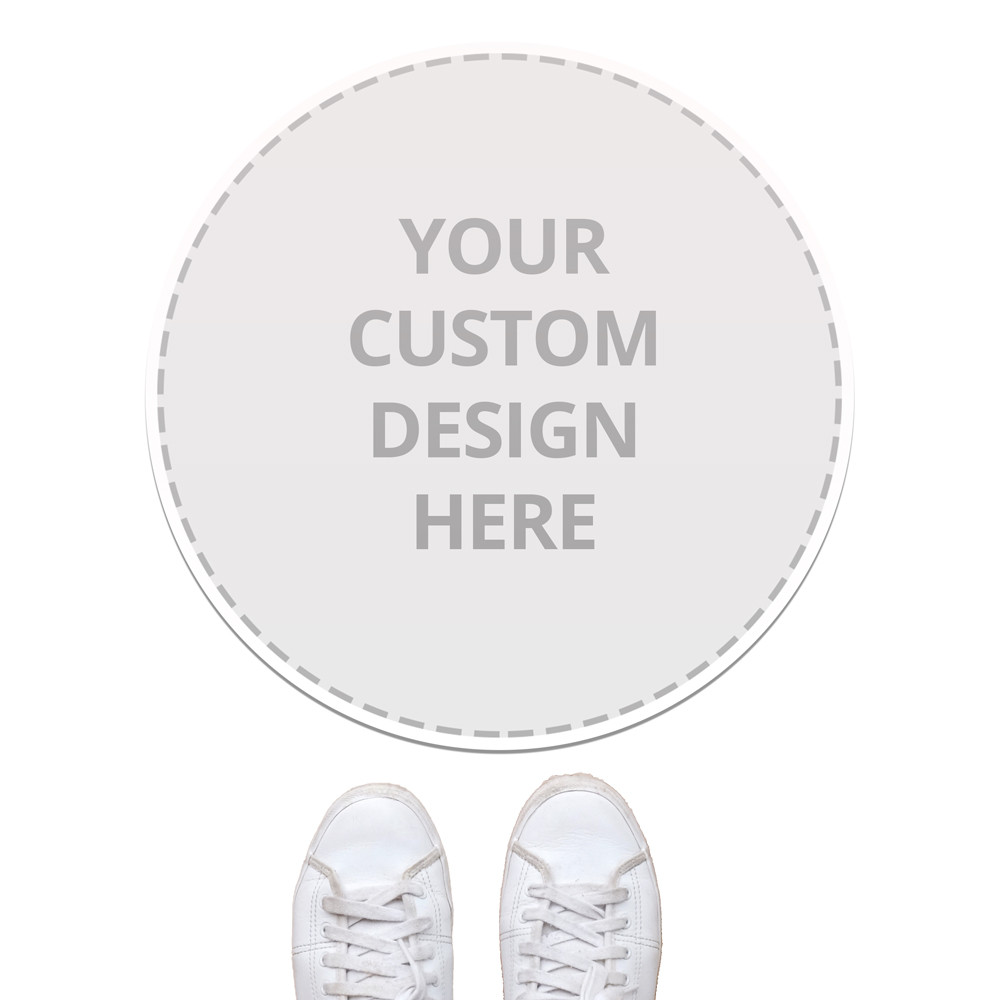 18 Inches Sticker Sample Floor Sticker Decal - Custom Design Request - 18