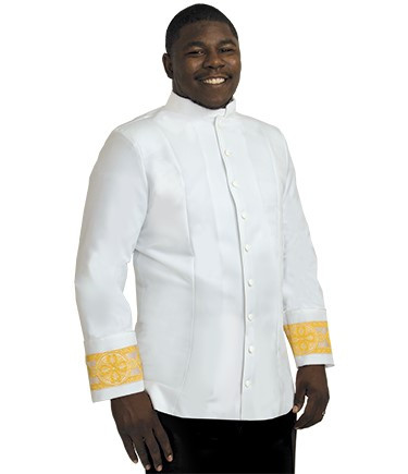 Men's Charcoal Front Suit - Men's Preaching Jacket main image 0