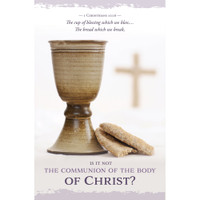 Church Bulletin - 11" - Communion - The cup of blessing - 1 Cor 10 ...