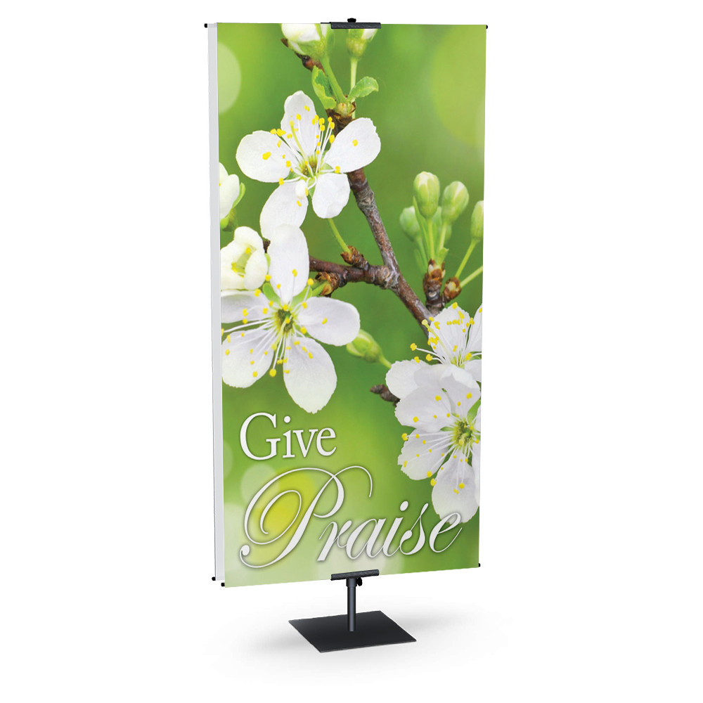 Church Banner Inspirational Give Praise