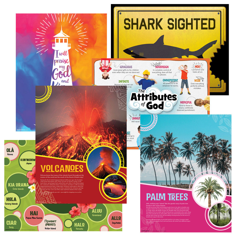 Decoration Posters (set of 20) Mystery Island VBS 2020 by Answers