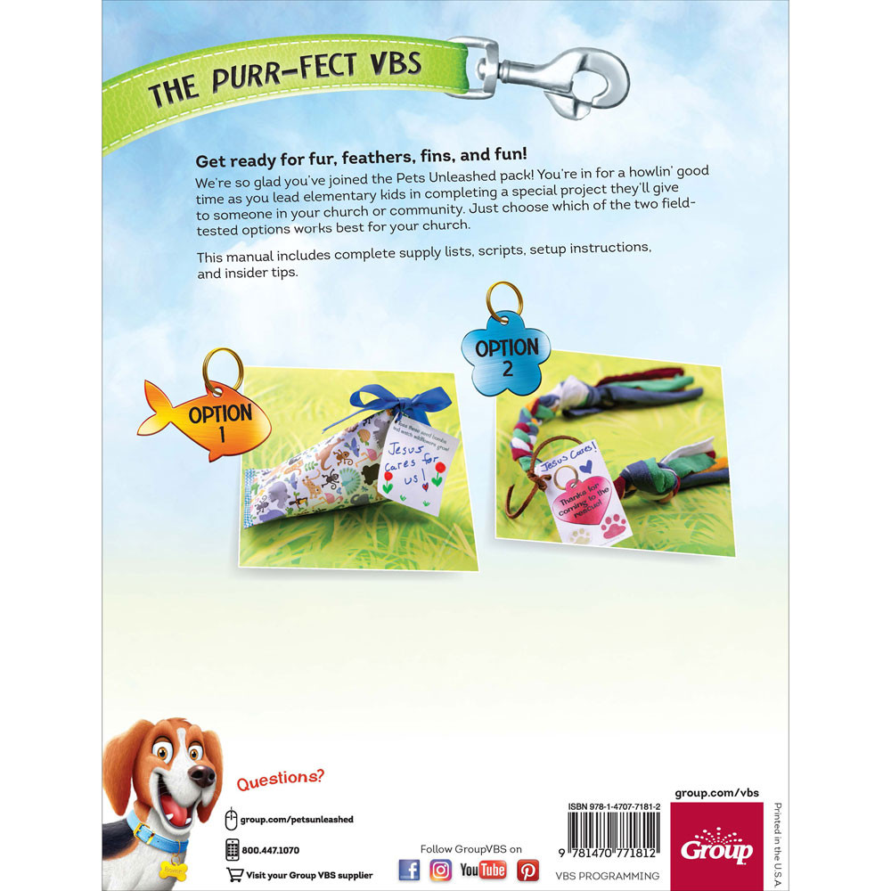 Pets Unleashed Projects-With-a-Purpose Leader Manual - Pets Unleashed