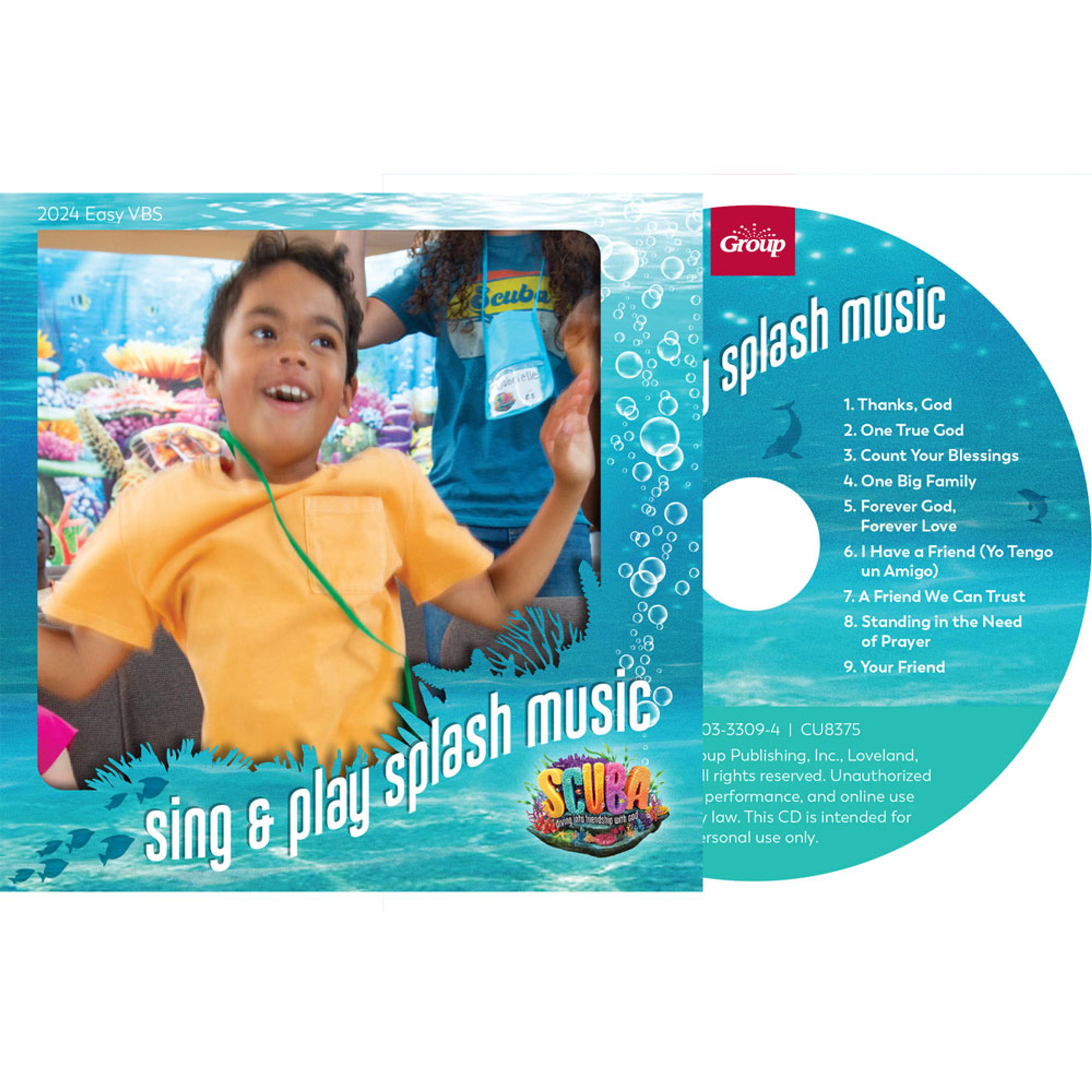 Scuba Music TakeHome CD Scuba VBS 2024 by Group Concordia Supply