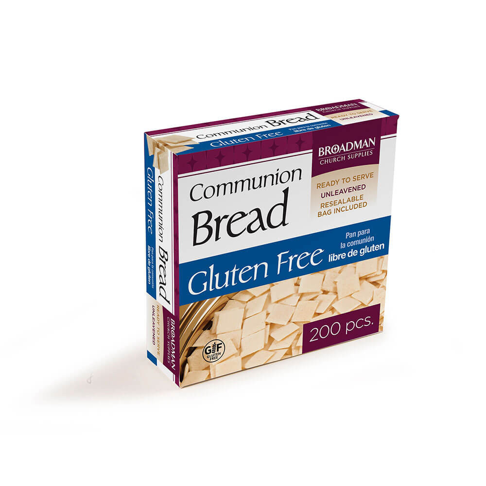 Gluten Free Communion Bread 200 Pieces Resealable Bag Broadman