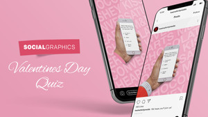 Valentines Day Quiz Social Graphics Valentines Day Quiz Social Graphics