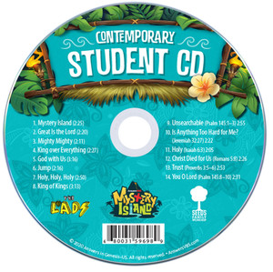 Contemporary Student CDs (Pack of 10) - Mystery Island VBS 2020 by Answers Contemporary Student CDs (Pack of 10) - Mystery Island VBS 2020 by Answers