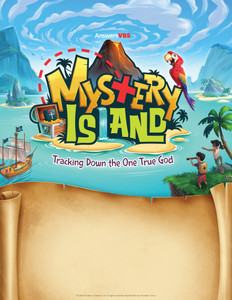 Promotional Fliers (Pack of 10) - Mystery Island VBS 2020 by Answers Promotional Fliers (Pack of 10) - Mystery Island VBS 2020 by Answers