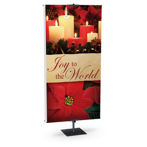 Church Banner - Christmas - Joy To The World - B21105