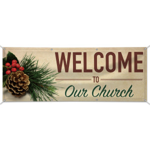 Customizable Outdoor Vinyl Banner - Christmas - B52705 Customizable Outdoor Vinyl Banner - Christmas - B52705
